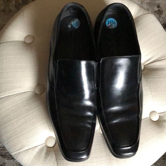 Perry‎ Ellis Black Loafers Men’s Size 11.5 - Picture 2 of 7